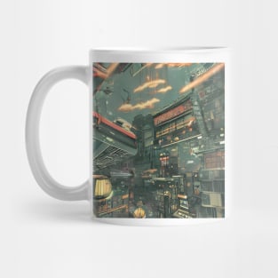 Tokyo Neon - Night Scenario - Vintage look Mug